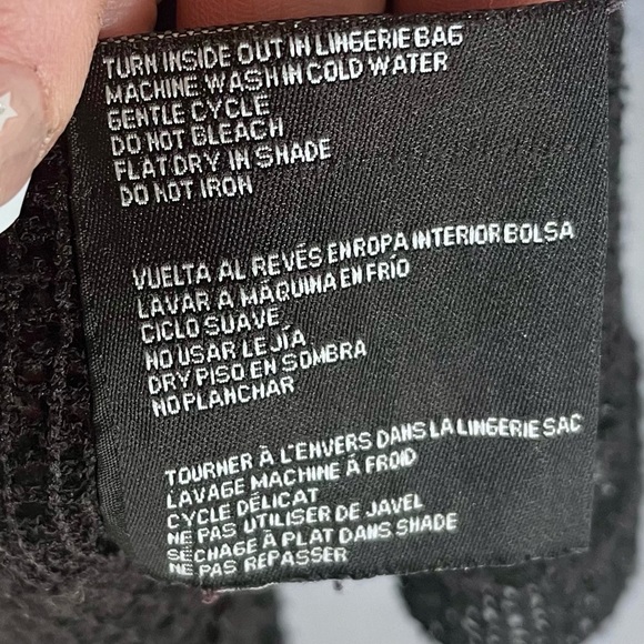 Noelle Brand Cropped Net Top for Ladies; OSFM - Picture 7 of 8